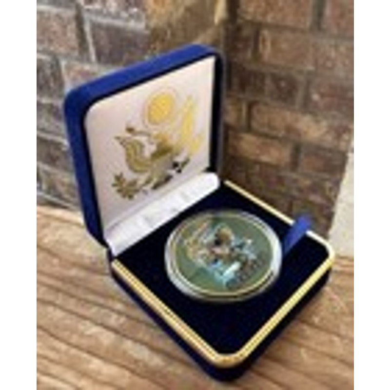 Department of Energy (DOE) Challenge Coin With Blue Velvet Case. Fast Shipping!