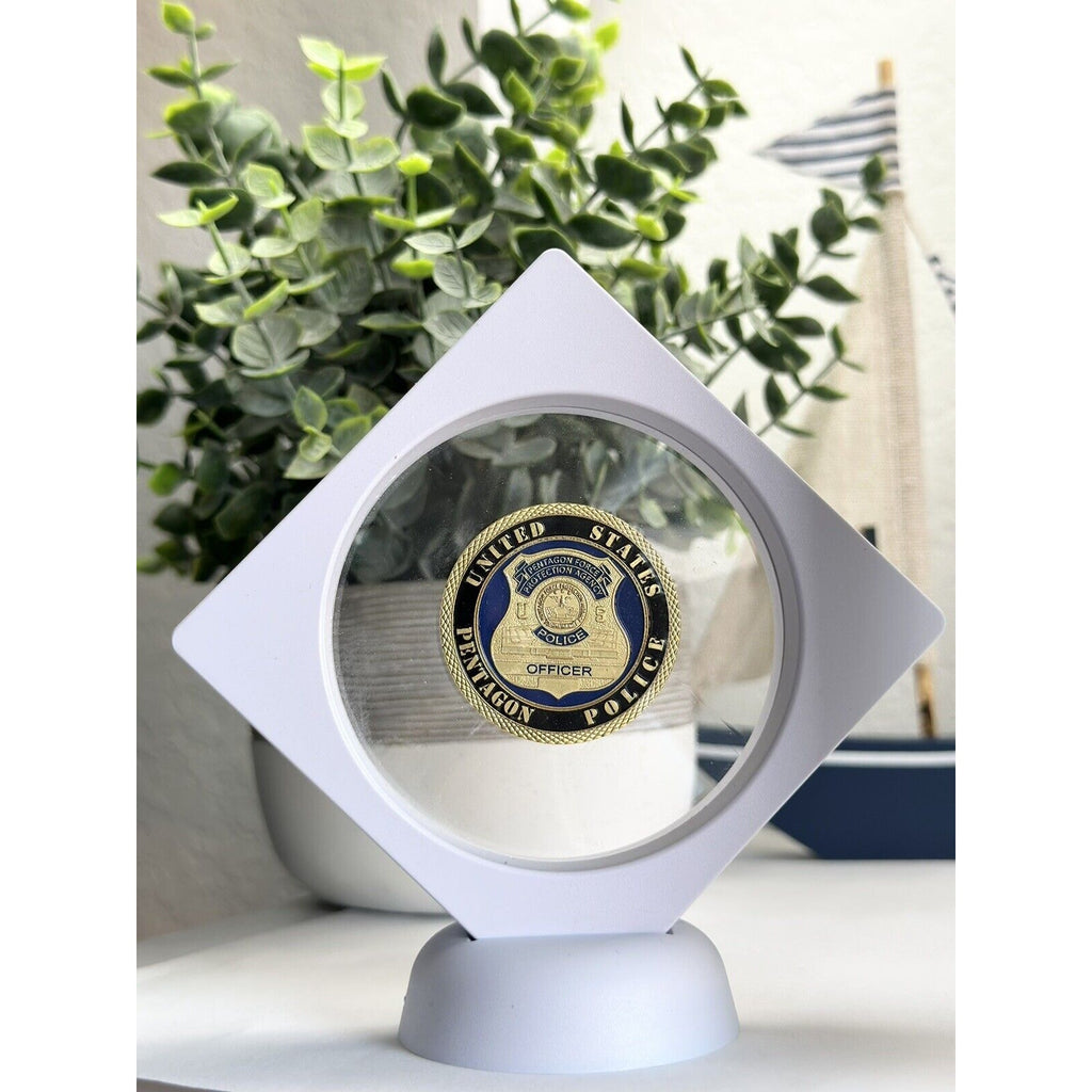 United States US Pentagon POLICE Division Challenge Coin 40mm With Display Case