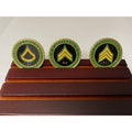 US ARMY Challenge Coin Rank Promotion Private Corporal Sergeant SGT USA