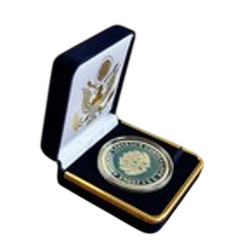 Department of Energy (DOE) Challenge Coin With Blue Velvet Case. Fast Shipping!