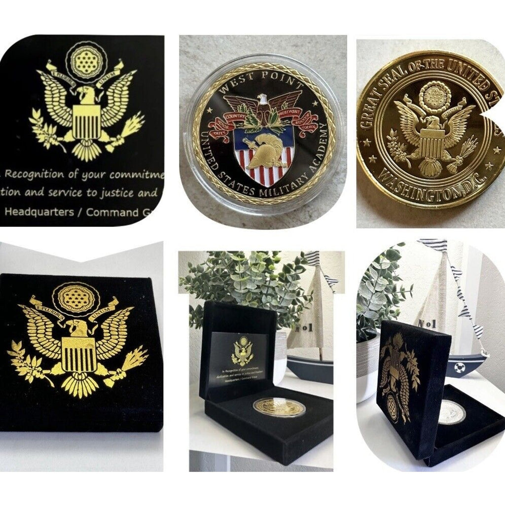 Challenge Coin West Point Duty Honor Country Coin. New! Great Gift! USA
