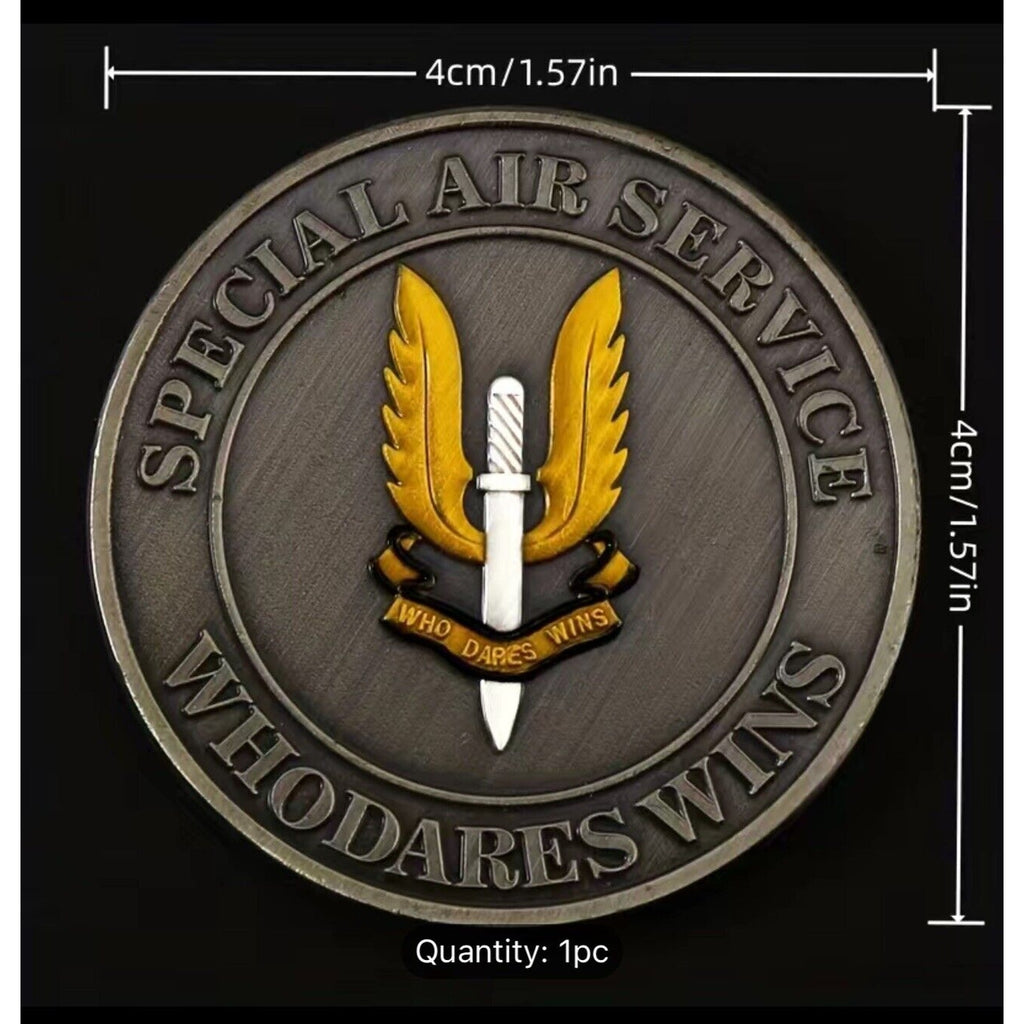 British Army UK Military Special Air Service Operations United K Challenge Coin