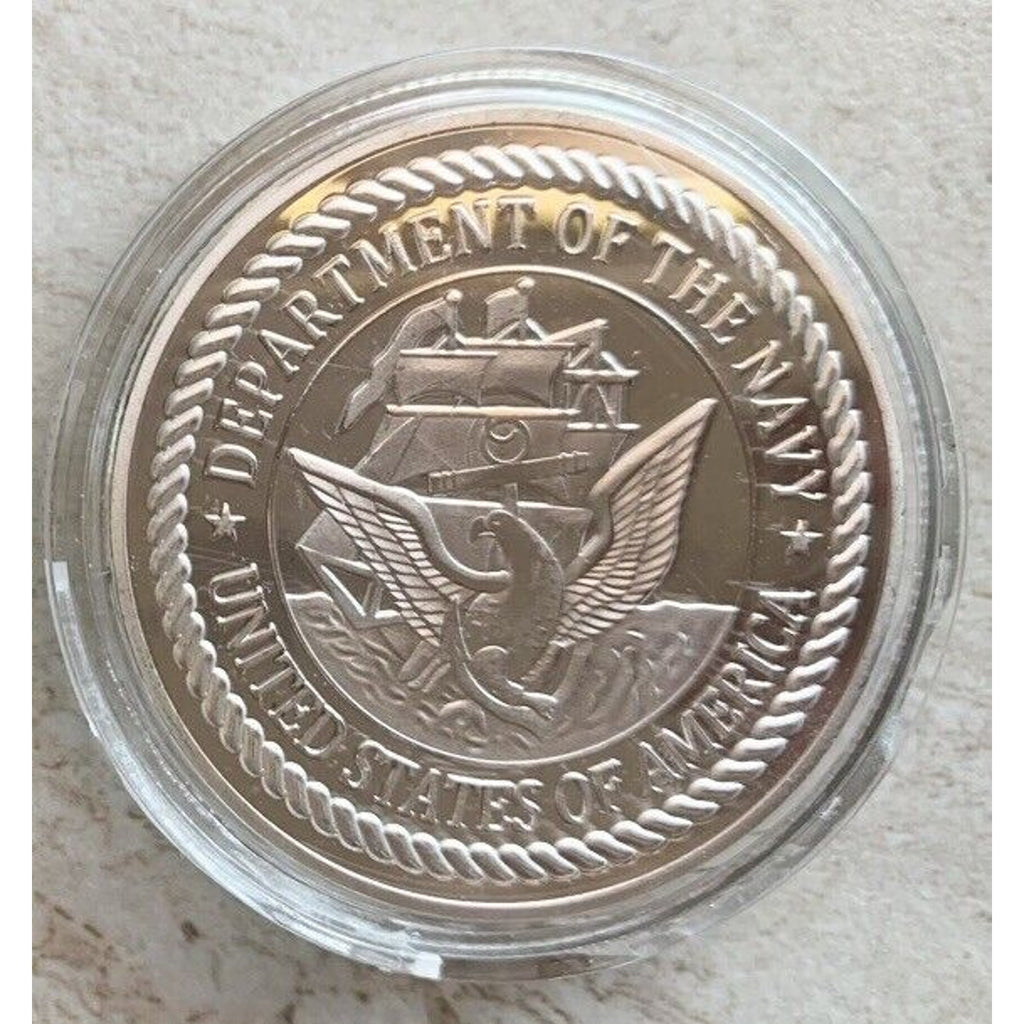 US NAVY (JAG) JUDGE ADVOCATE GENERAL'S CORPS Challenge Coin with velvet case