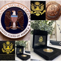 National Security Agency NSA Challenge Coin With Retirement Award