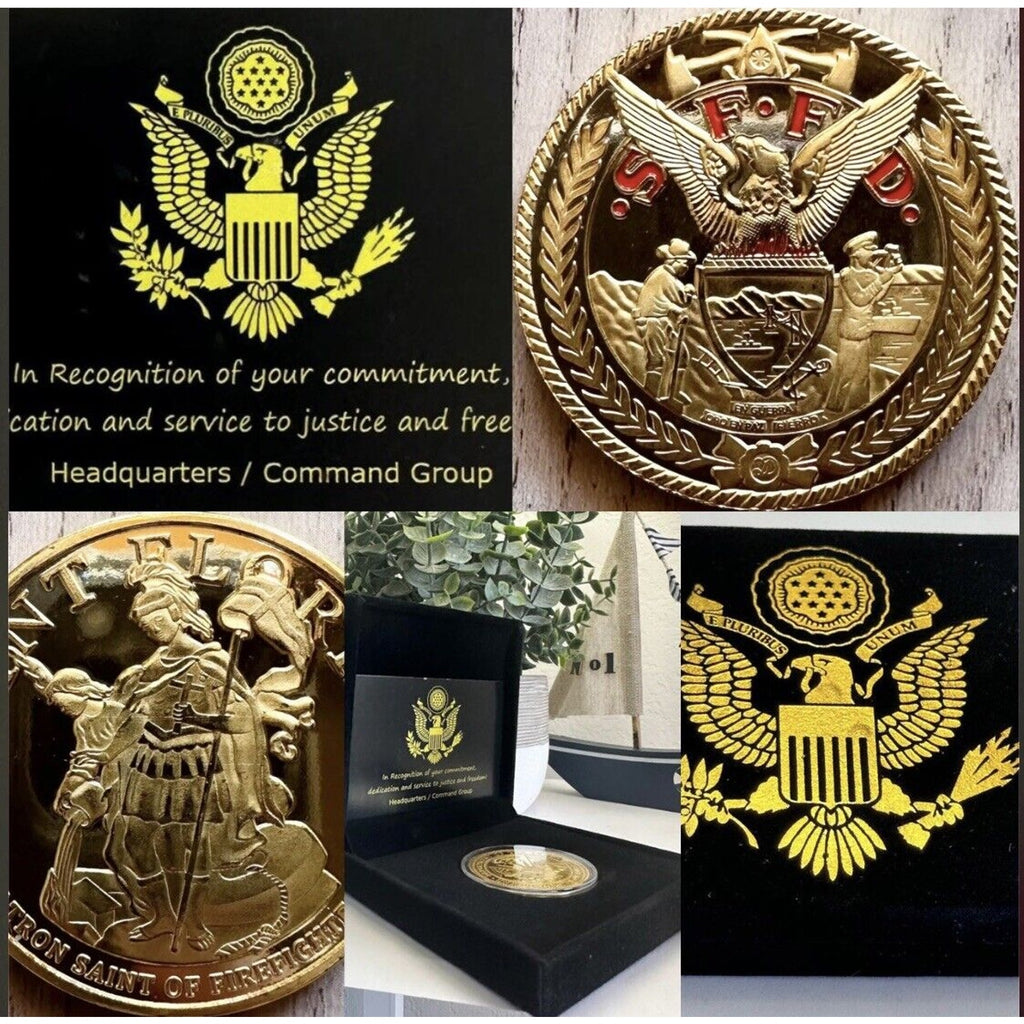SFFD SAN FRANCISCO FIRE DEPT Challenge Coin USA F