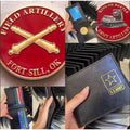 ARMY FIELD ARTILLERY With Credential coin holder wallet