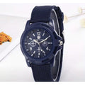 Military Army Men's Quartz Sport Wrist Watch Casual Nylon Canvas Strap