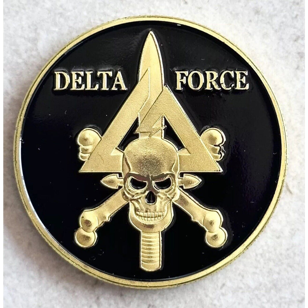 2pcs Army Rank Captain O-3 And US. D Delta Force Special Forces CHALLENGE COIN