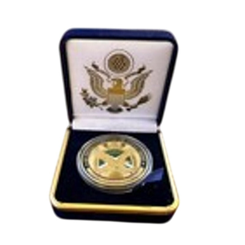 Department of Energy (DOE) Challenge Coin With Blue Velvet Case. Fast Shipping!