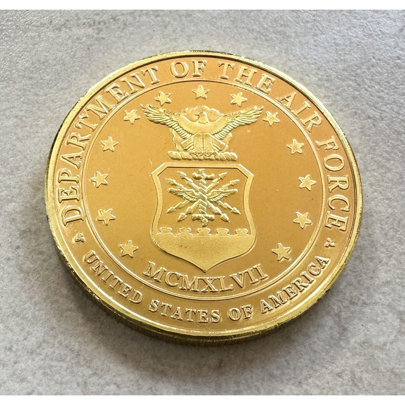 COMBAT CONTROL Team Challenge Coin United States AIR FORCE USAF W/ Special Case