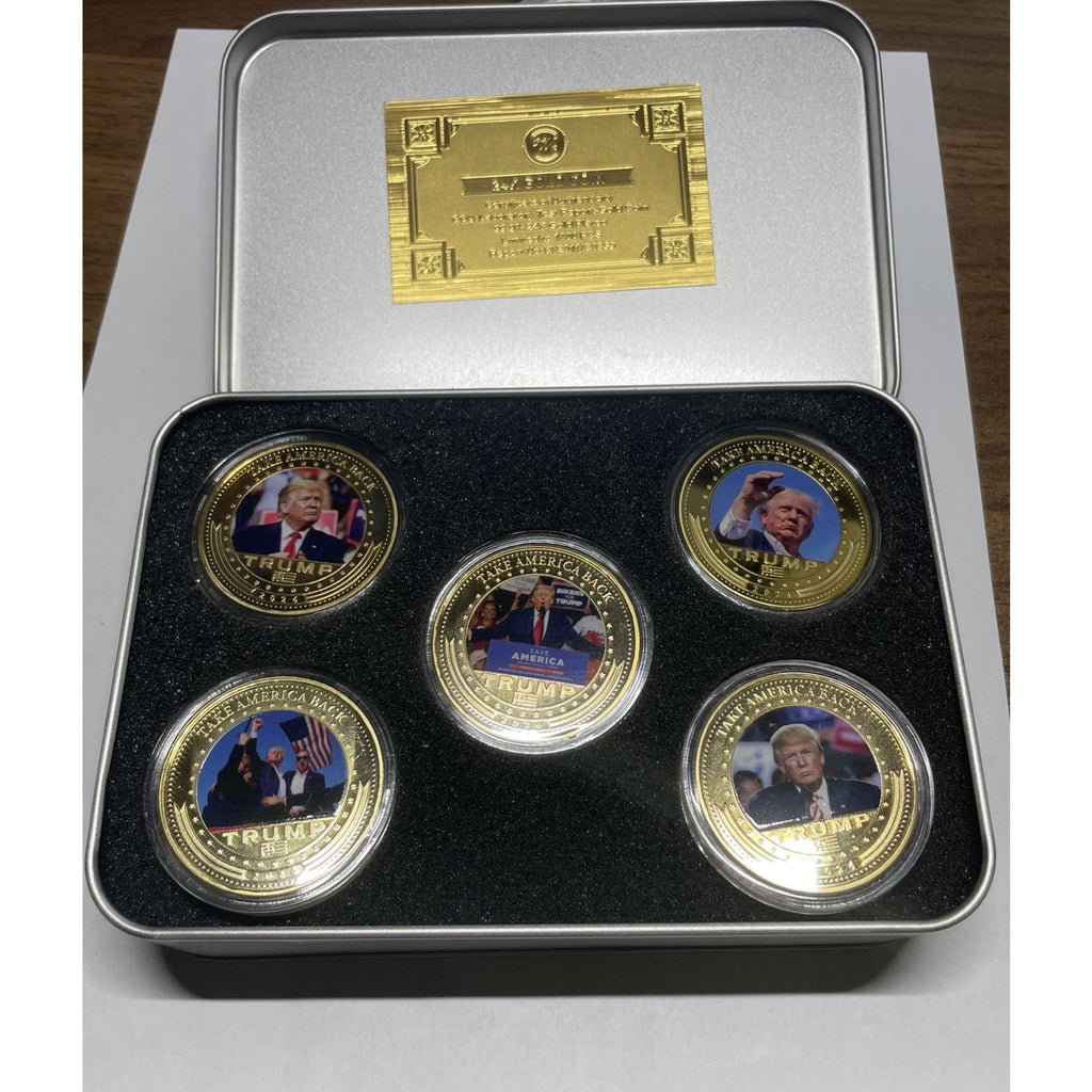 24k Gold Coin Donald Trump