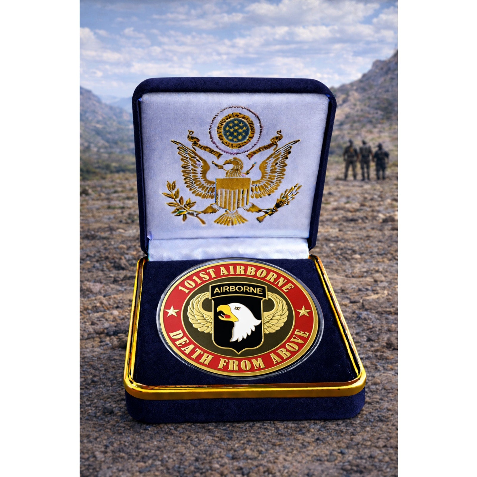 U.S. Army 101st Airborne Challenge Coin ·FAST SHIPPING· ·NEW·