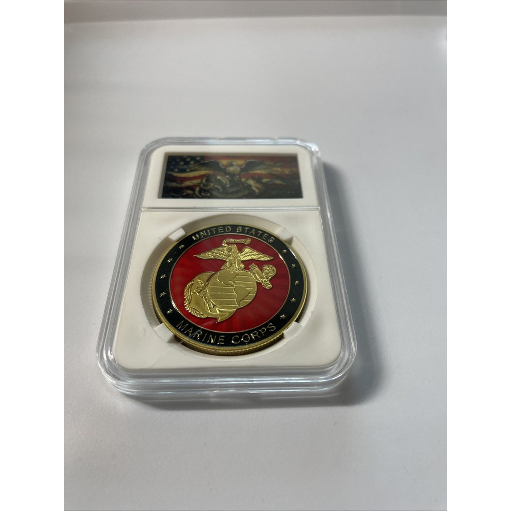 NEW U.S. Marine Corps Rifleman's Creed Challenge Coin.