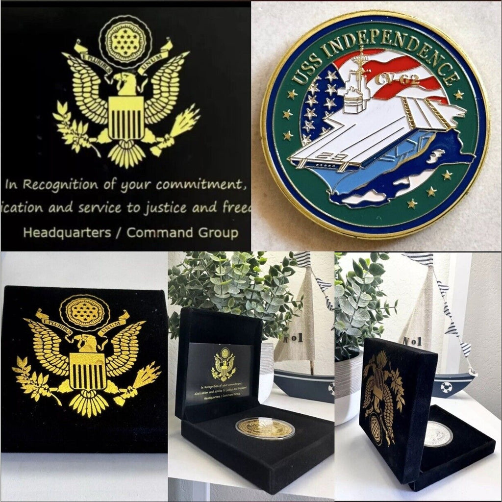US NAVY - USS INDEPENDENCE CV-62 Challenge Coin .USN