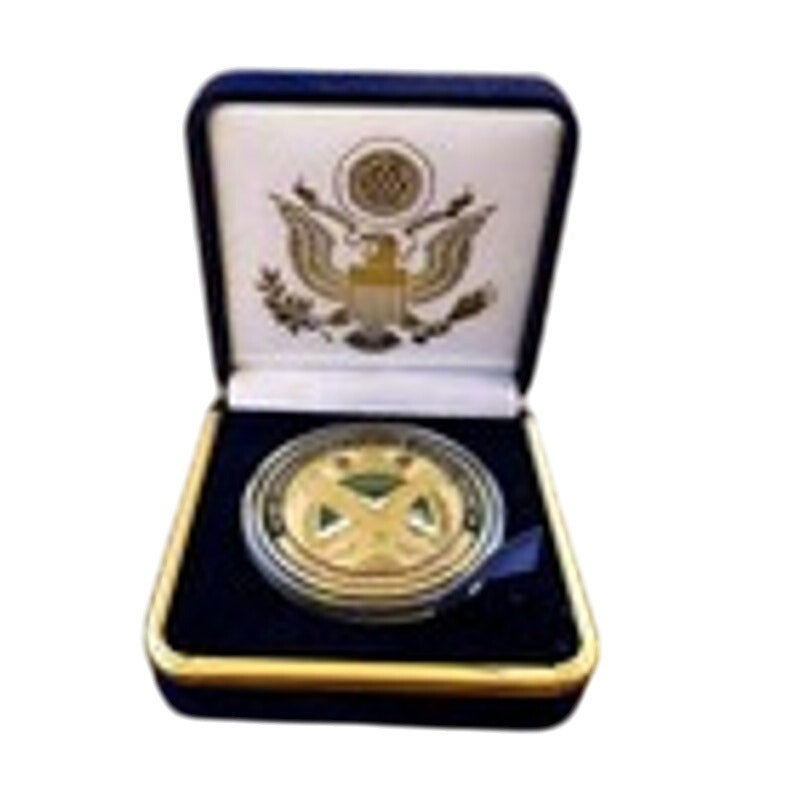Department of Energy (DOE) Challenge Coin With Blue Velvet Case. Fast Shipping!