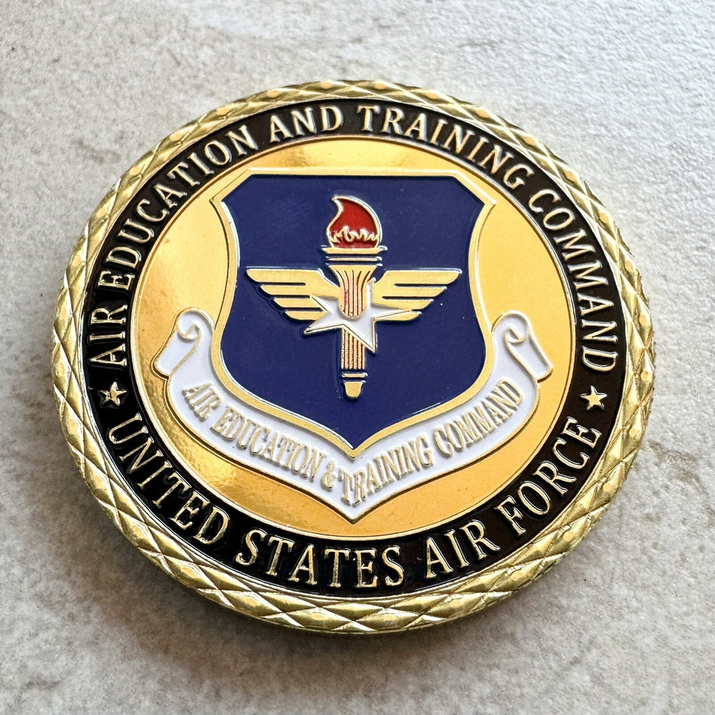 U S AIR FORCE Air Education & Training Command Challenge w/ Achievement Awardi