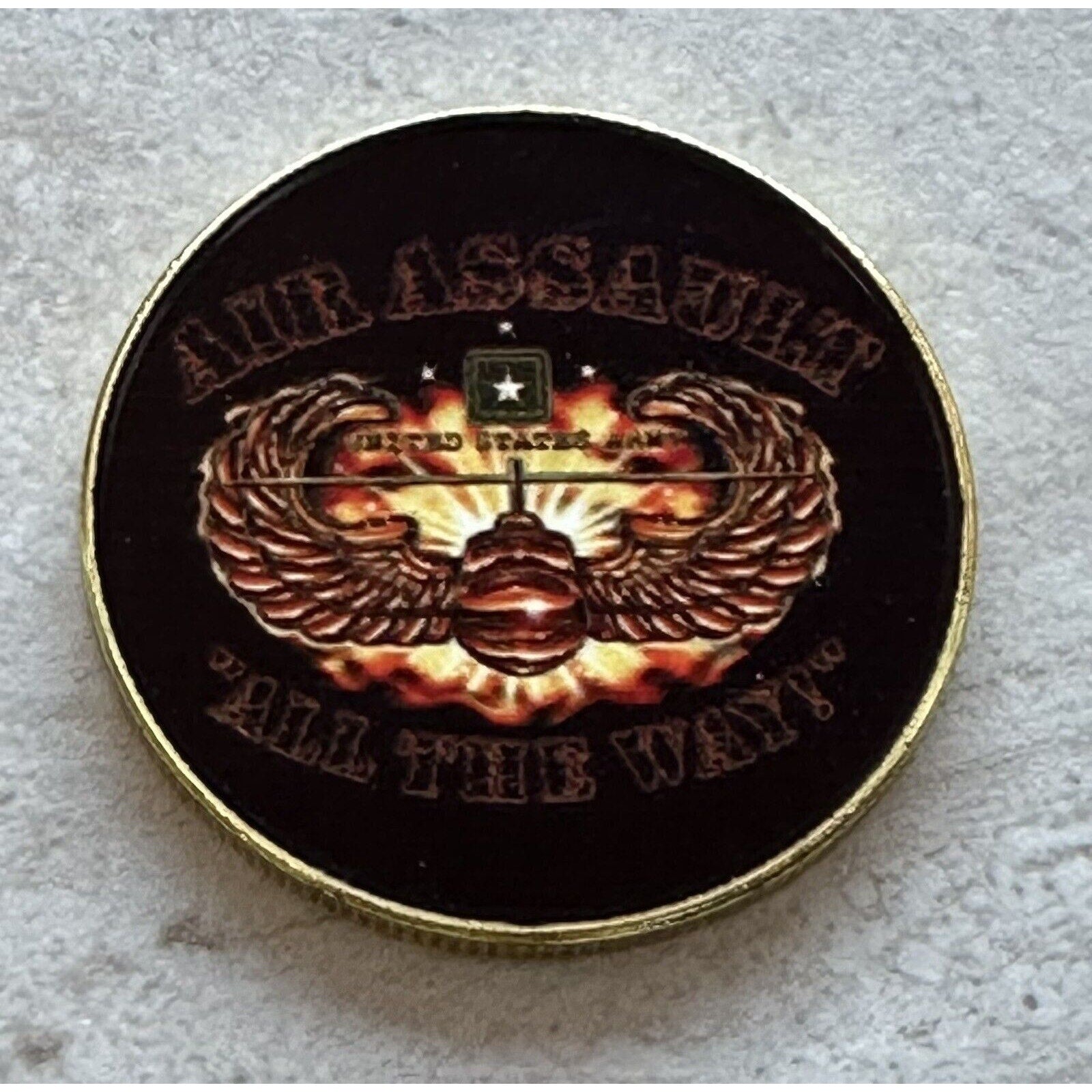 ARMY AIR ASSAULT US Army Challenge Coin With Special Velvet Case