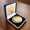 Department of Energy (DOE) Challenge Coin With Blue Velvet Case. Fast Shipping!