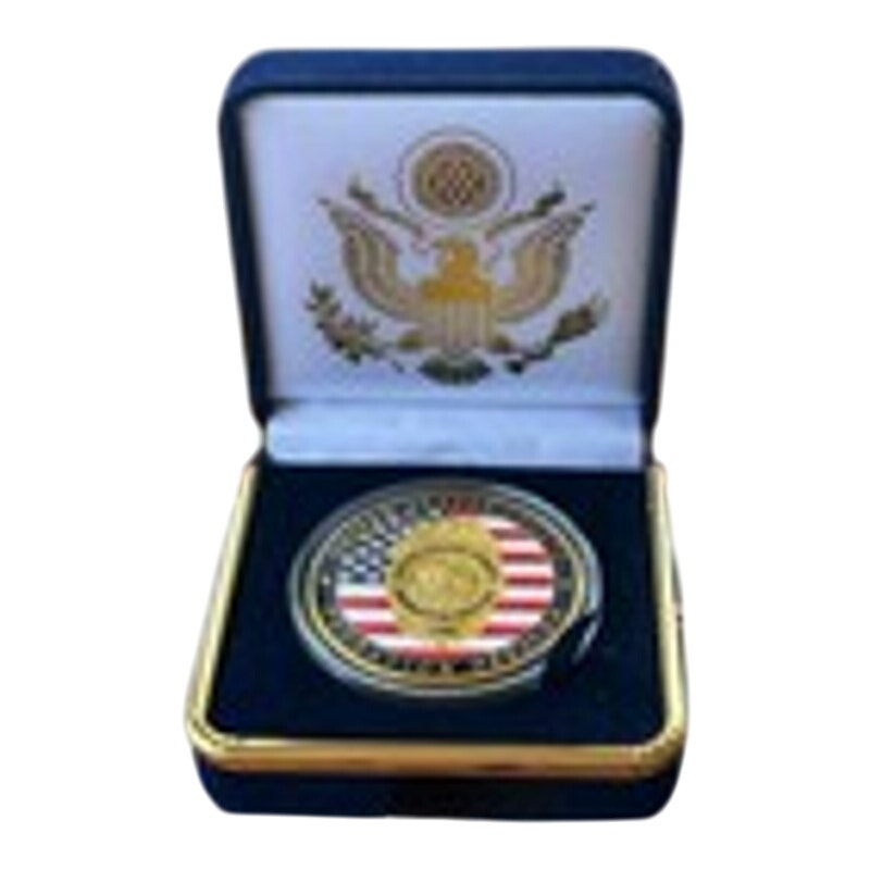 Department of Energy (DOE) Challenge Coin With Blue Velvet Case. Fast Shipping!