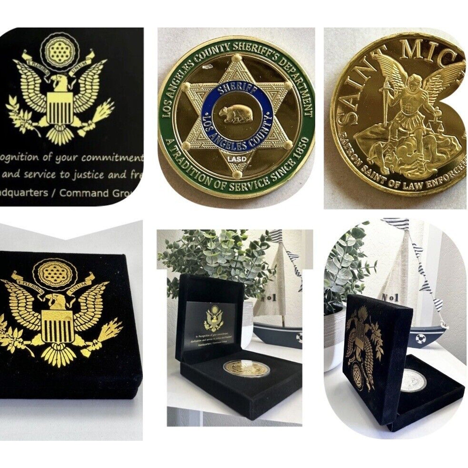Los Angeles LA county sheriff LASD Police challenge coin USA