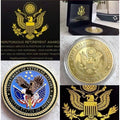VA Challenge Coin With Retirement Award