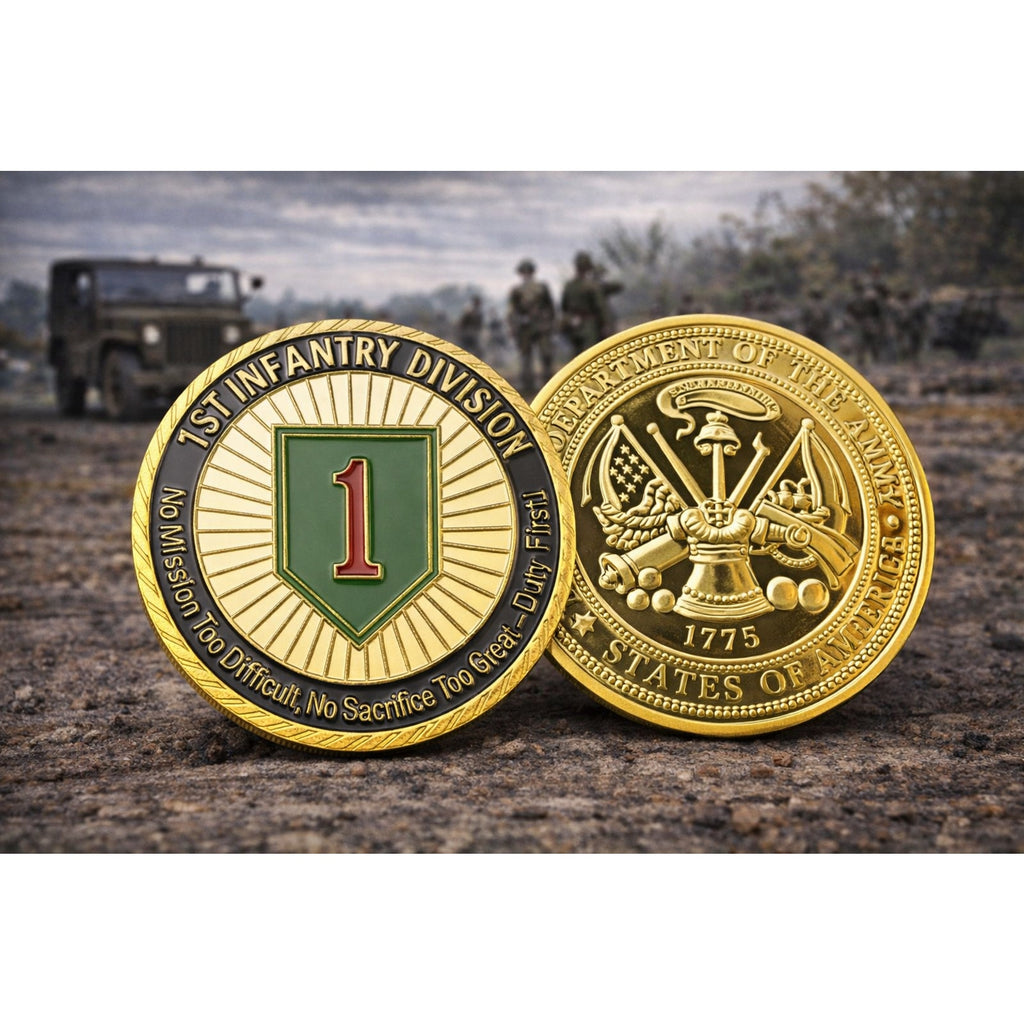 U.S. Army 1st Infantry Division Challenge Coin ·FAST SHIPPING· ·NEW·