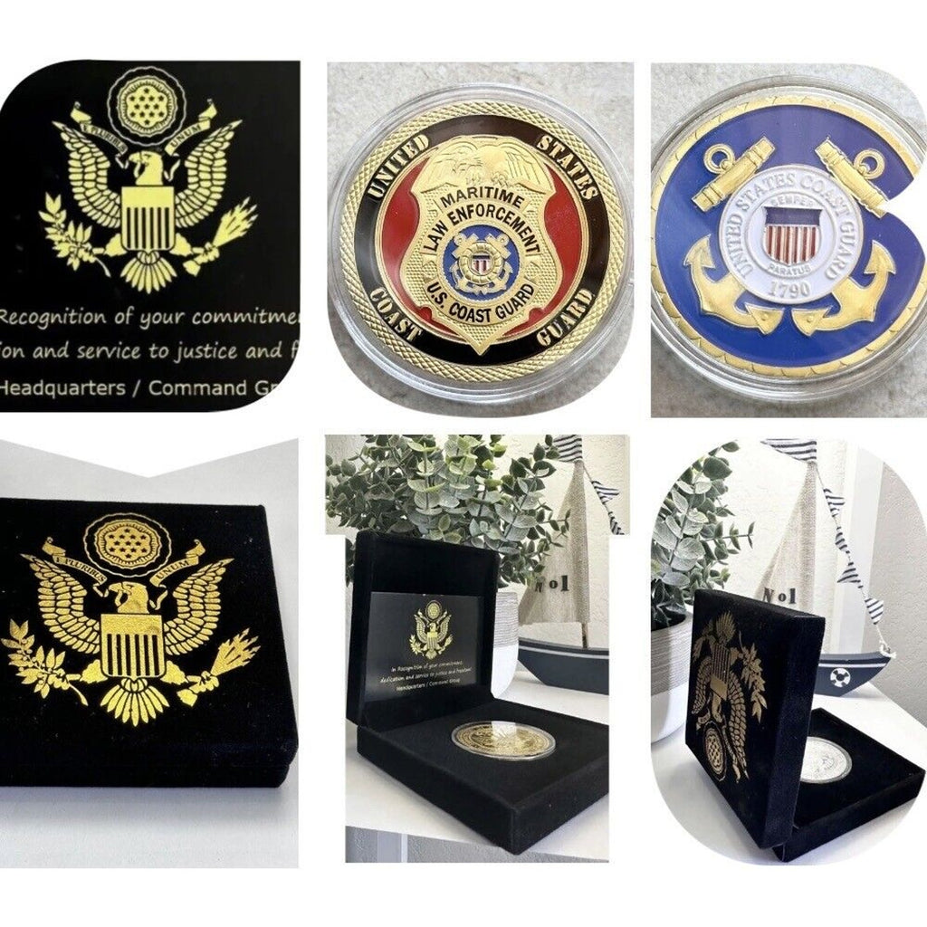 US COAST GUARD MARITIME LAW ENFORCEMENT Challenge Coin USA