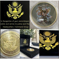 US Navy Seabees Challenge Coin "Constuimus Batuimimus" We Build-We Fight USA