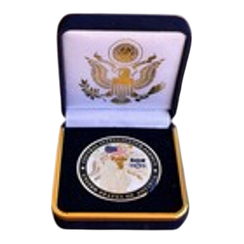 Department of Energy (DOE) Challenge Coin With Blue Velvet Case. Fast Shipping!