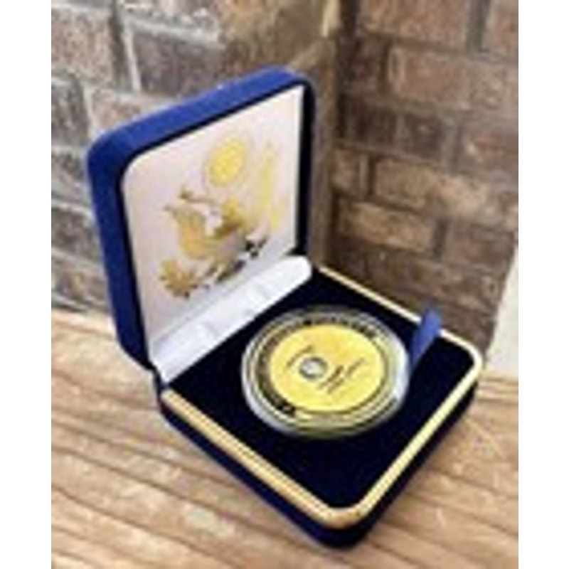 Department of Energy (DOE) Challenge Coin With Blue Velvet Case. Fast Shipping!