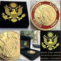 US MARINE CORPS FIRE SERVICE Challenge Coin USMC