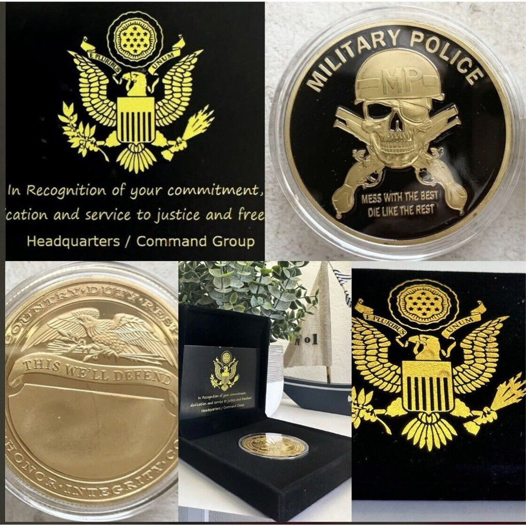 UNITED STATES MILITARY POLICE MP Army Challenge Coin USA AMY
