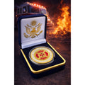 TAMPA FIRE-RESCUE DEPT Challenge Coin With Blue Velvet Case. Fast Shipping!