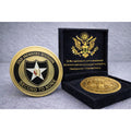 Army Second 2nd Infantry Division Challenge Coin w/ Achievement Award