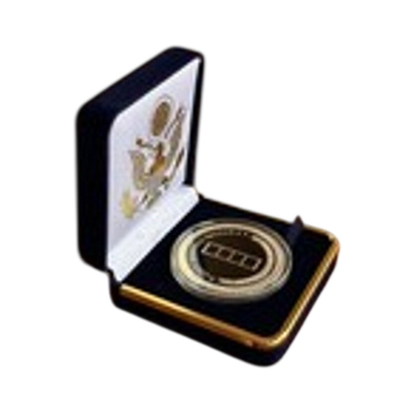 Department of Energy (DOE) Challenge Coin With Blue Velvet Case. Fast Shipping!