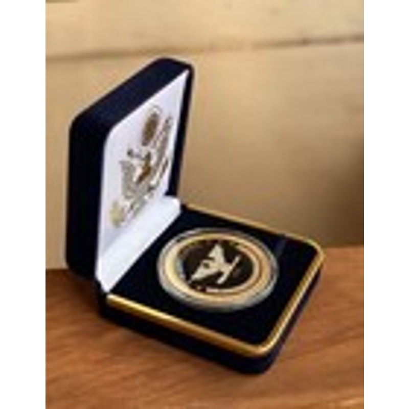 Department of Energy (DOE) Challenge Coin With Blue Velvet Case. Fast Shipping!