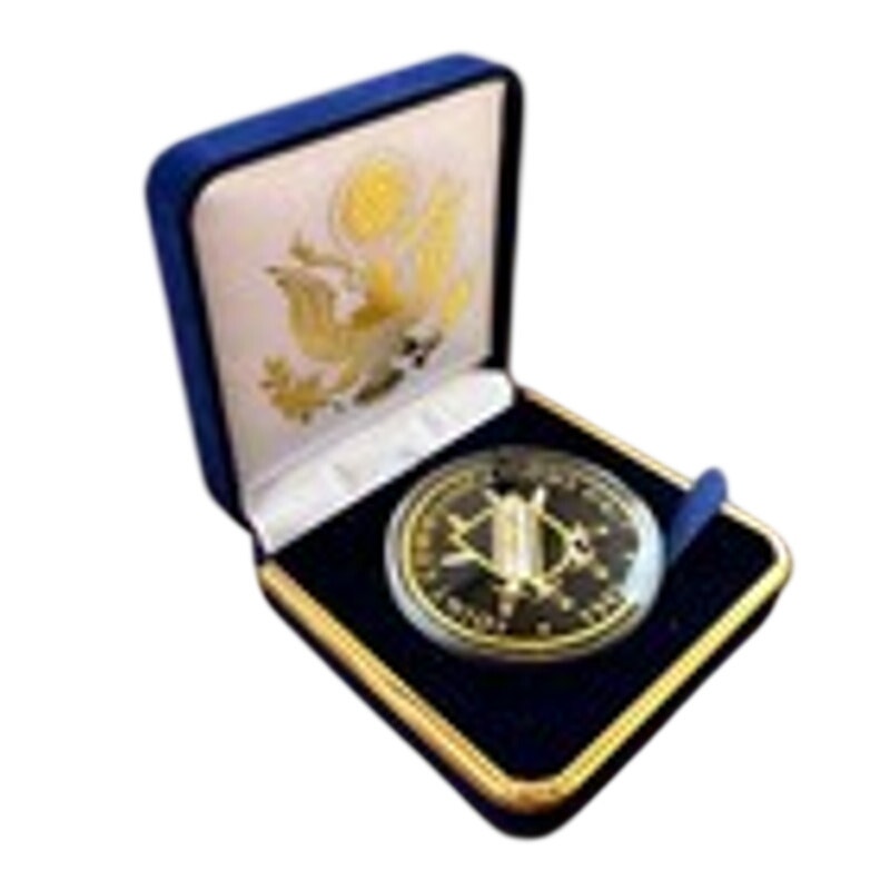 Department of Energy (DOE) Challenge Coin With Blue Velvet Case. Fast Shipping!