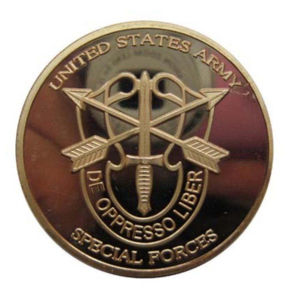 2pcs Army Rank 2LT 2nd O-2 And Special Forces Coin
