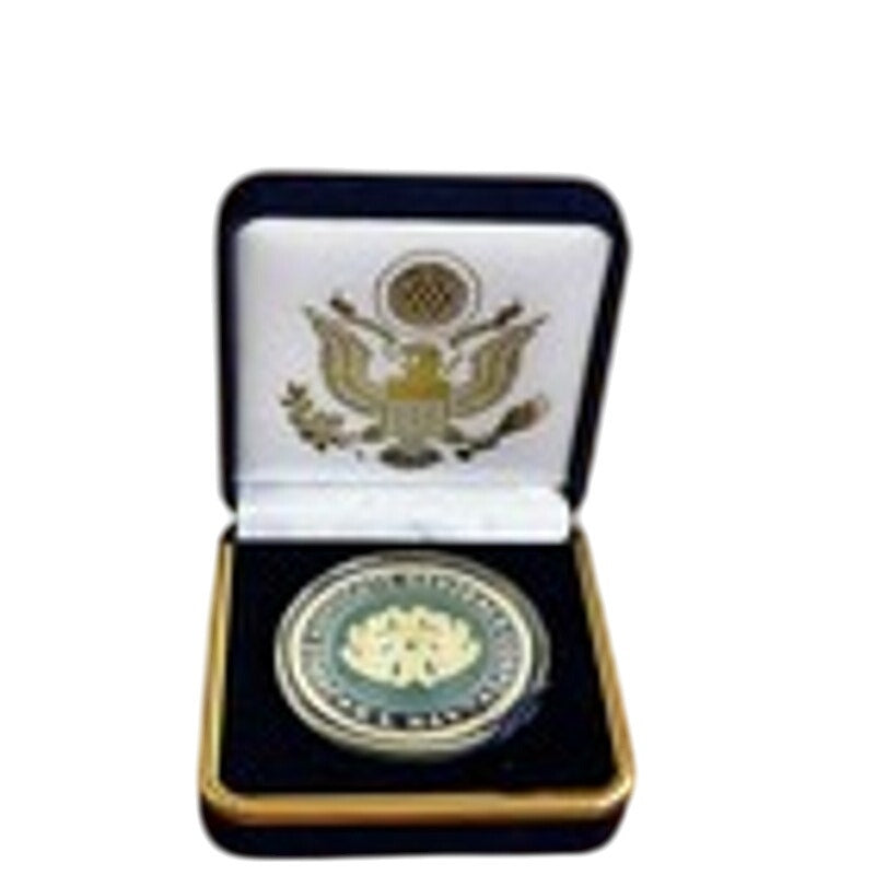 Department of Energy (DOE) Challenge Coin With Blue Velvet Case. Fast Shipping!