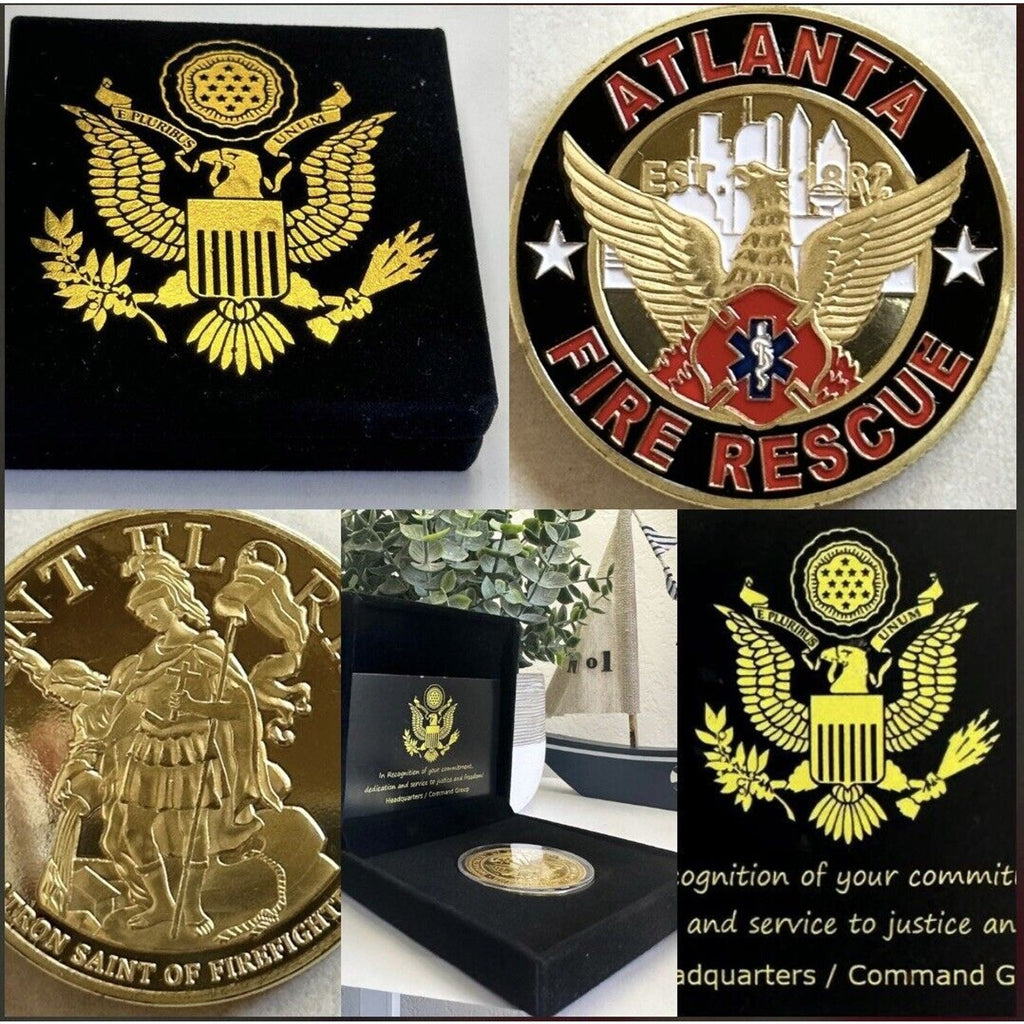 ATLANTA FIRE RESCUE DEPT. Challenge Coin USA