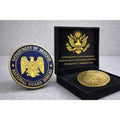 Department of Defense National Guard Bureau Challenge Coin w/ Achievement Award