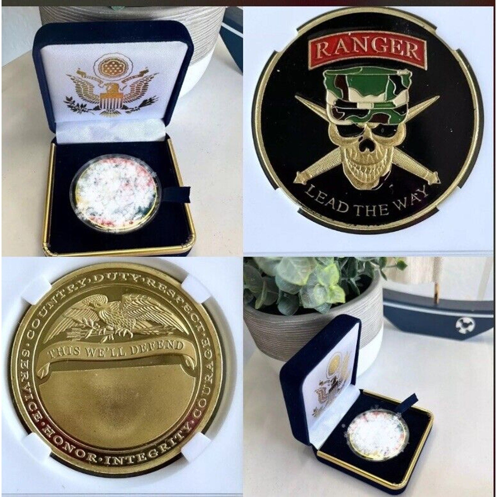 US ARMY RANGER Presidential Gift Box Coin