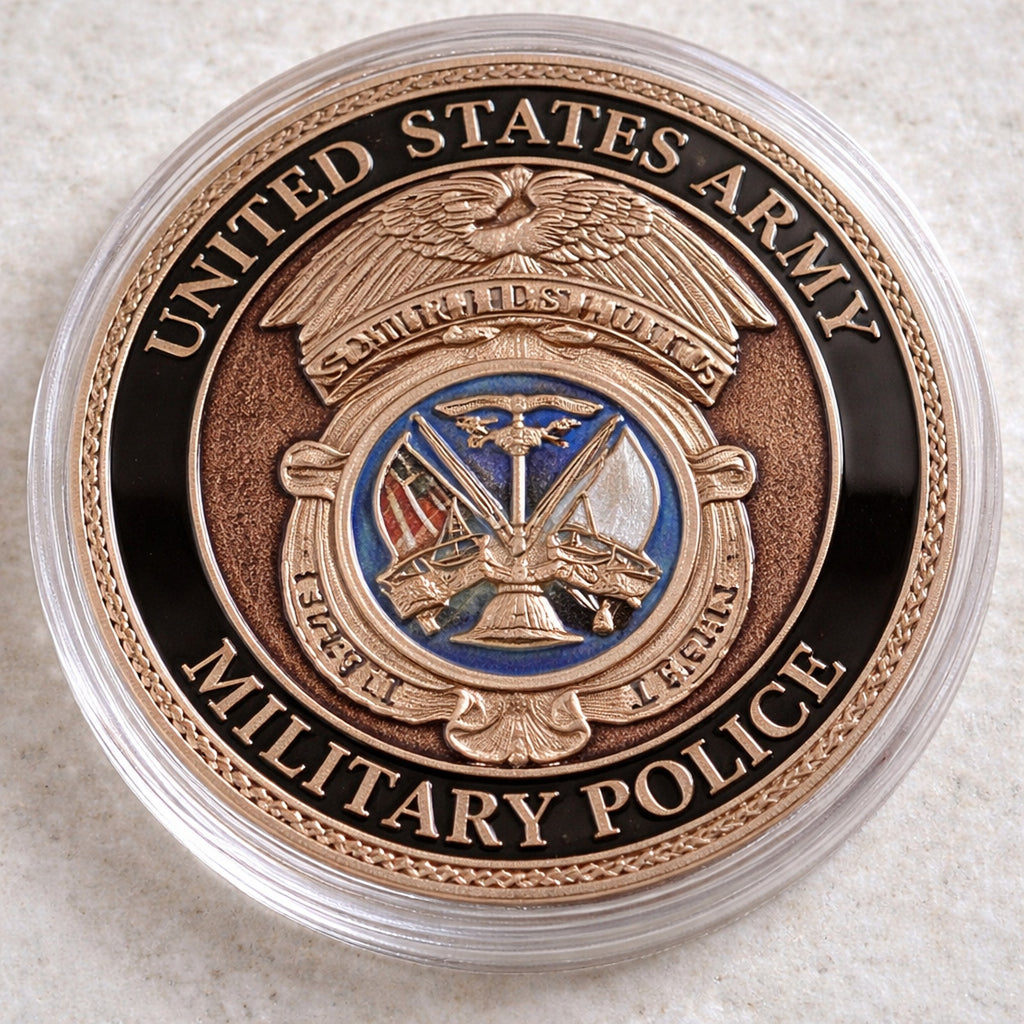 US ARMY MILITARY POLICE Retirement Award. Fast Shipping! New!