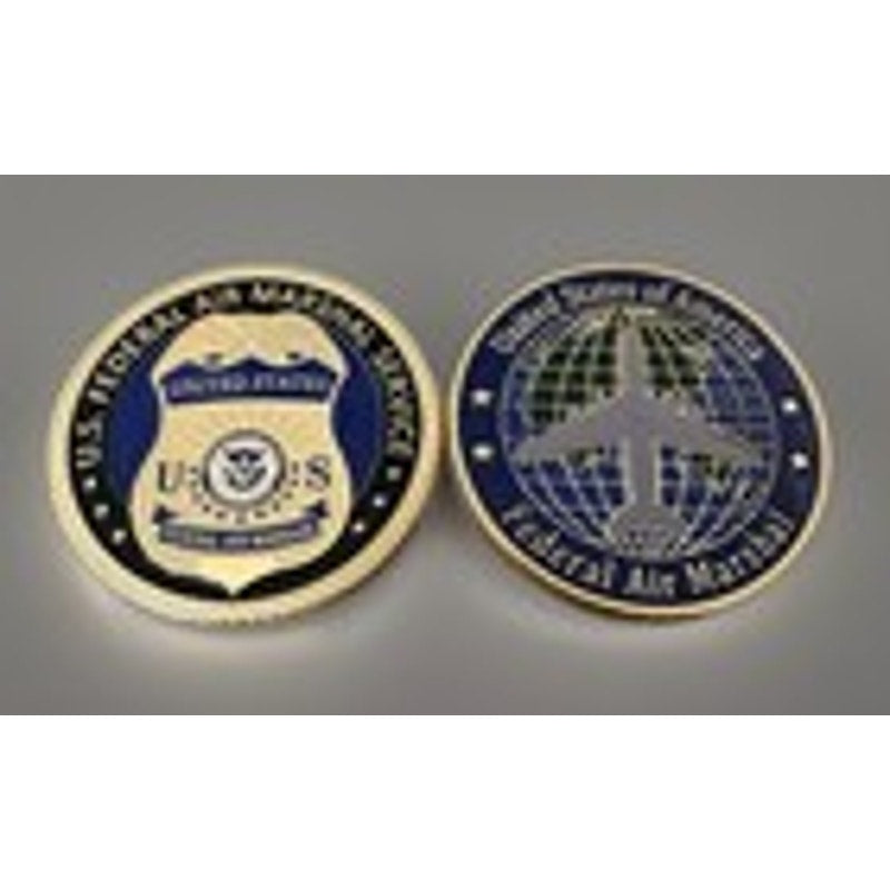 U S Federal Air Marshal Challenge Coin Keychain. Fast Shipping!