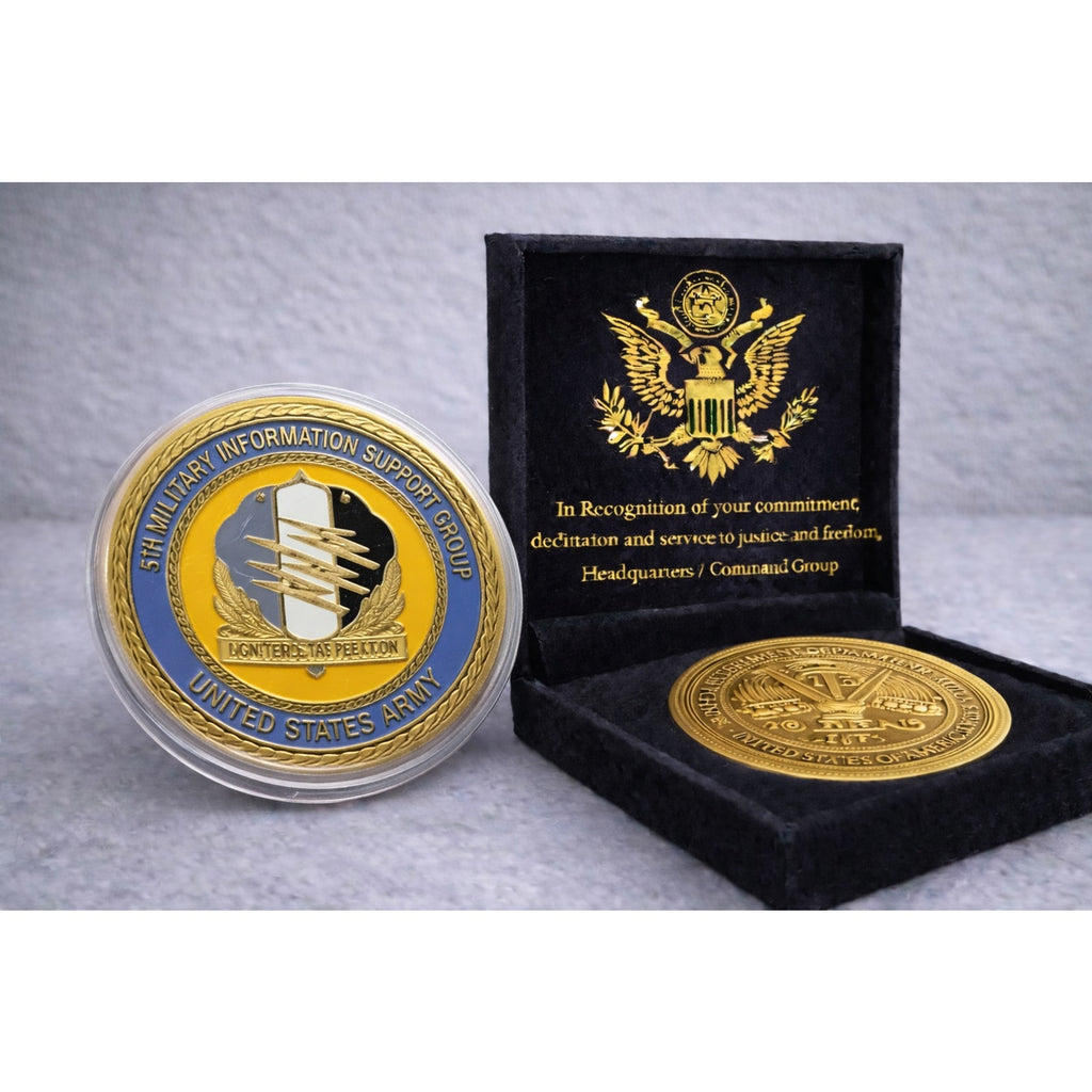 UNITED STATES ARMY 8TH MILITARY INFORMATION SUPPORT GROUP w/ Retirement Award