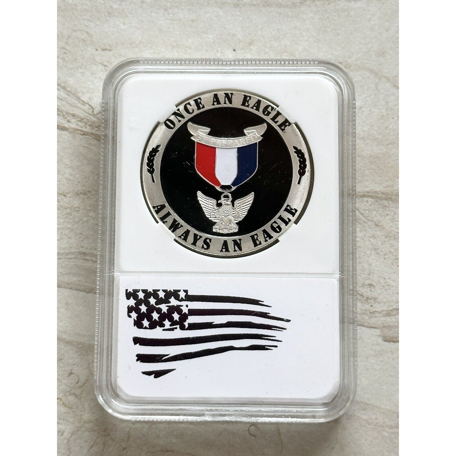 EAGLE SCOUT Challenge Coin With Case