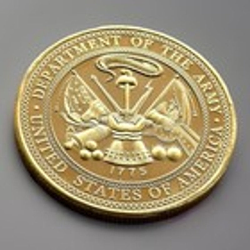 US Army MILITARY INTELLIGENCE Challenge Coin Keychain. Fast Shipping!