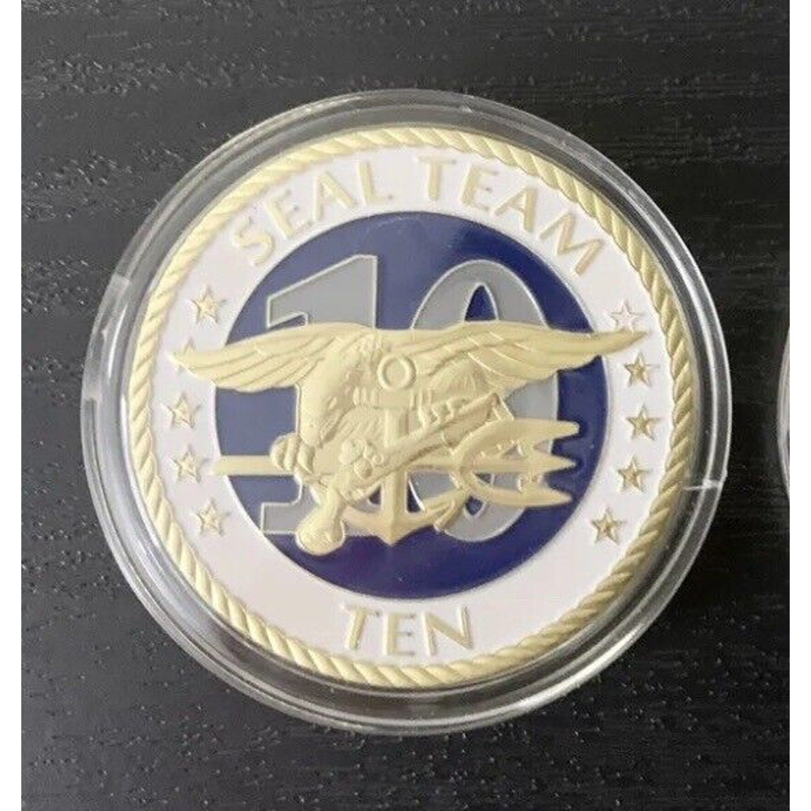 US Navy - Navy SEAL Team Ten 10 Challenge Coin USN