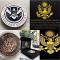 US Department Of Home land Security Coin With Retirement Award