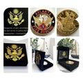 ATLANTA FIRE RESCUE DEPT. Challenge Coin With Special Velvet Case